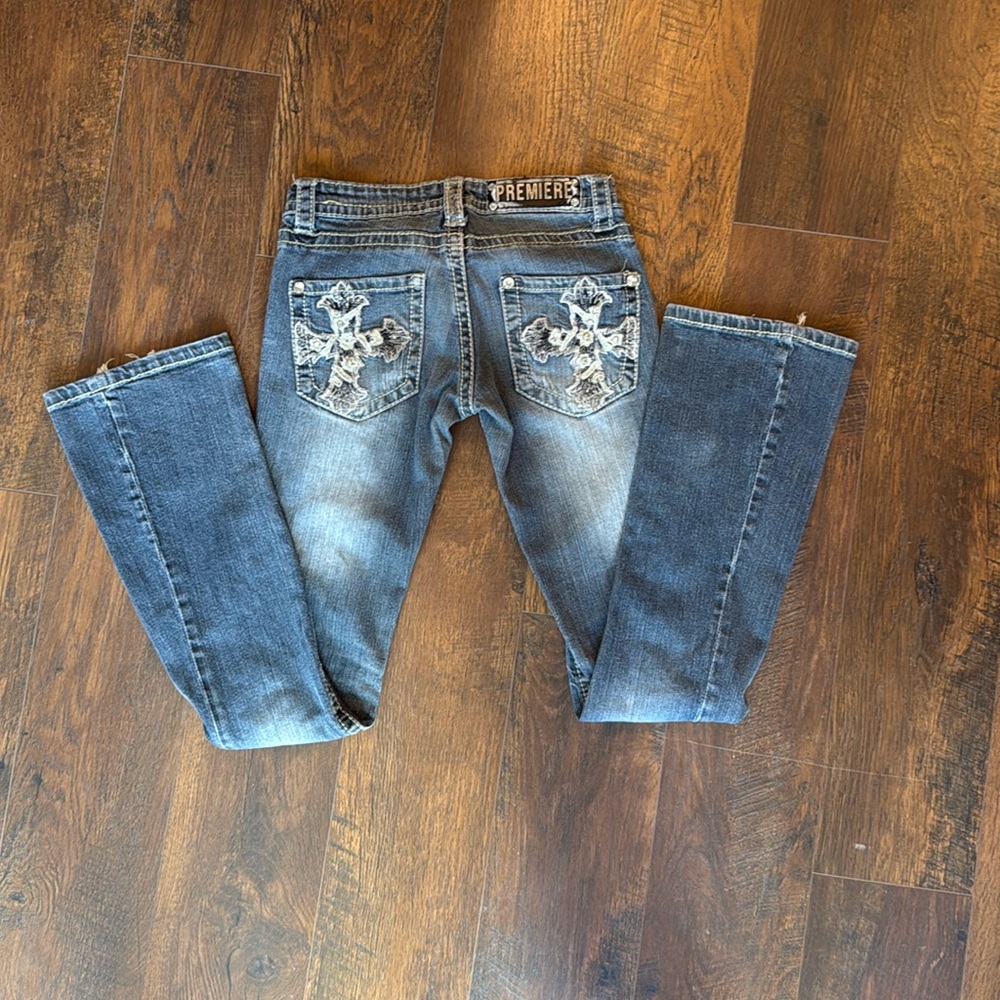 Premiere by rue 21 bootcut jeans size 0